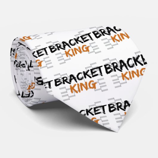 Bracket King College Basketball Stropdas (Opgerold)