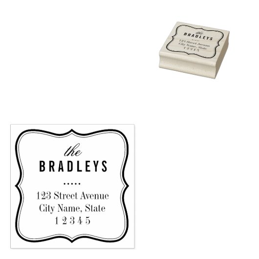 Bracket Lijst - Aangepaste houten stempel (Gestempeld)