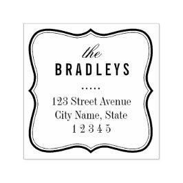 Bracket Lijst gepersonaliseerde rubberen stempel