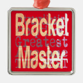 Bracket Master Extraordinaire Metalen Ornament (Voorkant)