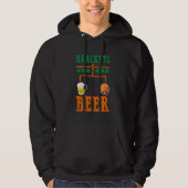 Brackets en beer March Basketball College Hoodie (Voorkant)