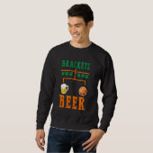 Brackets en beer March Basketball College Trui (Voorkant volledig)