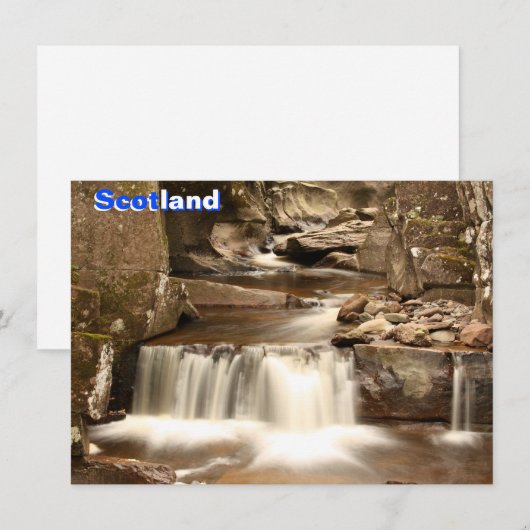 Bracklinn Herfsten, Perthshire, Schotland (Voorkant / Achterkant)