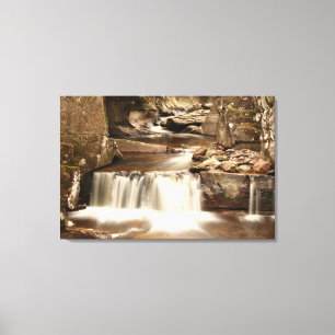 Bracklinn Herfsten, Perthshire, Schotland Canvas Afdruk