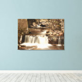 Bracklinn Herfsten, Perthshire, Schotland Canvas Afdruk (Insitu (Houten vloer))