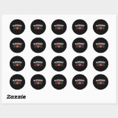 Bracologist-honkbaltoernooi Madness Ronde Sticker (Vel)