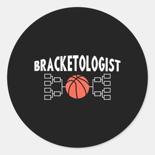 Bracologist-honkbaltoernooi Madness Ronde Sticker (Voorkant)