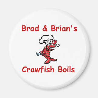 Brad & Brian's Crawfish Boils koelkast magnet