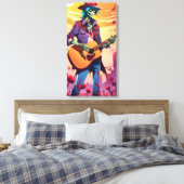 Brad Pasty Canvas Afdruk (Insitu (Slaapkamer))