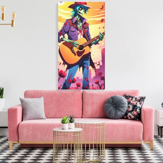 Brad Pasty Canvas Afdruk (Insitu (Woonkamer))