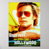 brad pitt hollywood poster (Voorkant)