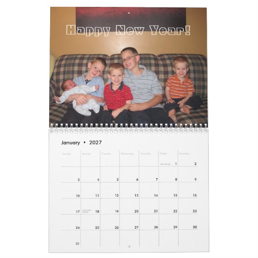 Bradd Family Calendar 2013 Kalender (Jan 2027)