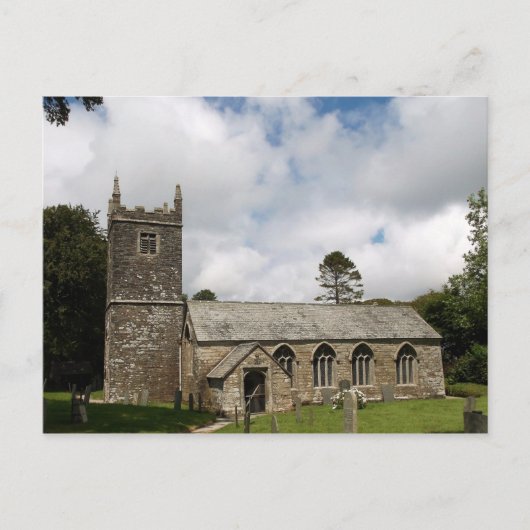 Braddock Church Cornwall, Engeland Briefkaart (Voorkant)