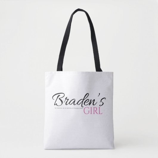 Bradens Girl Canvas tas (Voorkant)