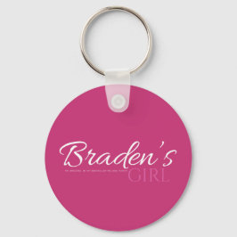 Bradens Girl Sleutelhanger