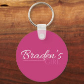 Bradens Girl Sleutelhanger (Voorkant)