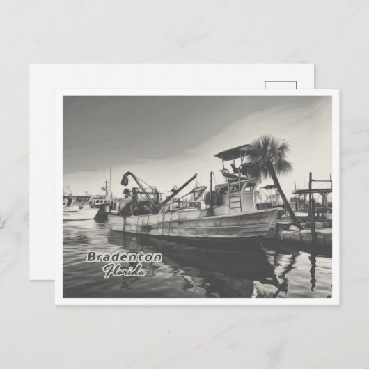 BRADENTON FLORIDA BRIEFKAART (Voorkant / Achterkant)