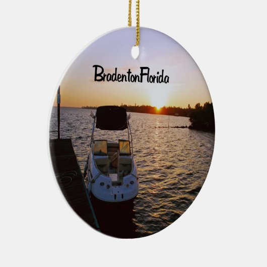 Bradenton Florida Keramisch Ornament (Rechts)