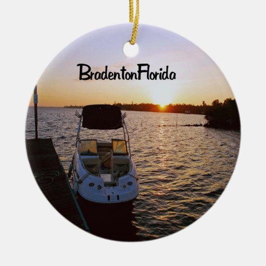 Bradenton Florida Keramisch Ornament (Voorkant)