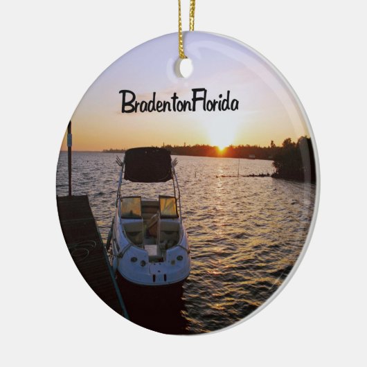 Bradenton Florida Keramisch Ornament (Links)