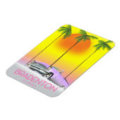 Bradenton Florida klassieke auto reisposter Magneet (Linkerzijde)