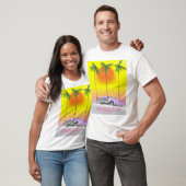 Bradenton Florida klassieke auto reisposter T-shirt (Unisex)