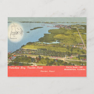 Bradenton Florida Paradise Trailer Park Briefkaart