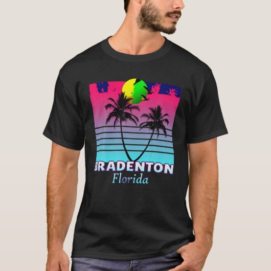 Bradenton Florida Retro T-shirt Shirt (Voorkant)