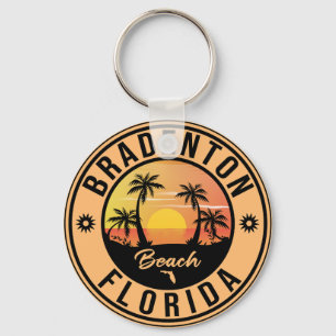 Bradenton Florida Souvenir Beach Vintage Travel Sleutelhanger