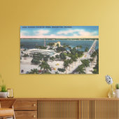Bradenton, Florida - Uitzicht over de rivier de Ma Canvas Afdruk (Insitu (Woonkamer))