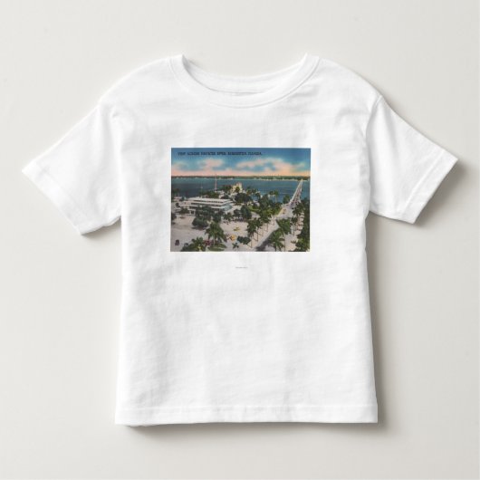 Bradenton, Florida - Uitzicht over de rivier de Ma Kinder Shirts (Voorkant)