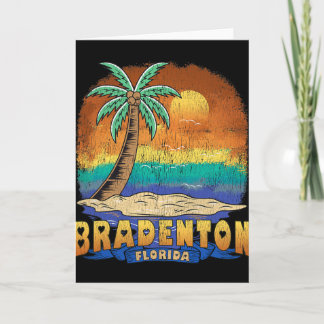 Bradenton Florida Vintage Vervallen Souvenir  Kaart