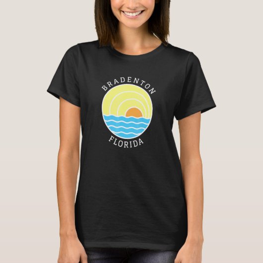 Bradenton Florida Zonsondergang T-shirt (Voorkant)