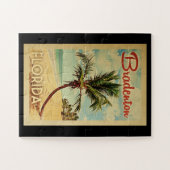 Bradenton Palm Tree Vintage Travel Legpuzzel (Horizontaal)