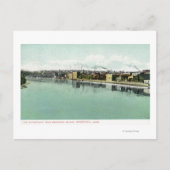 Bradford Bridge Uitzicht van de Waterfront Briefkaart (Voorkant)