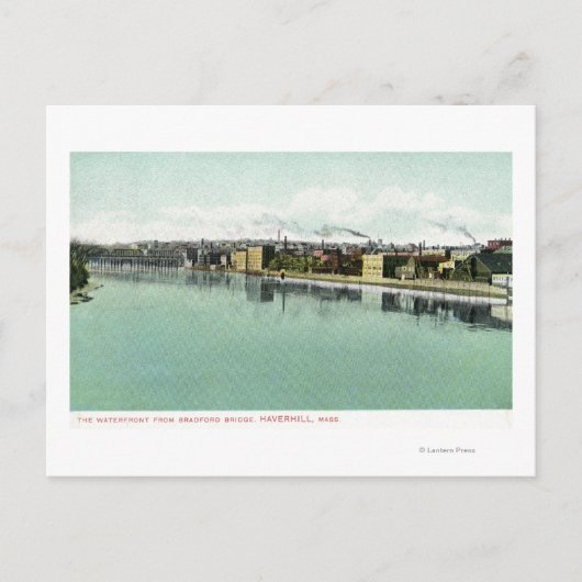 Bradford Bridge Uitzicht van de Waterfront Briefkaart (Voorkant)