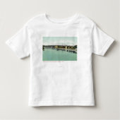 Bradford Bridge Uitzicht van de Waterfront Kinder Shirts (Voorkant)