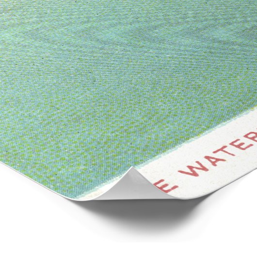 Bradford Bridge Uitzicht van de Waterfront Poster (Hoek)