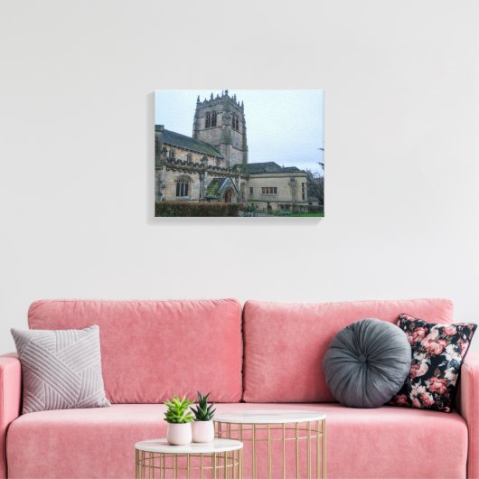 Bradford Cathedral Canvas Afdruk (Insitu (Woonkamer))