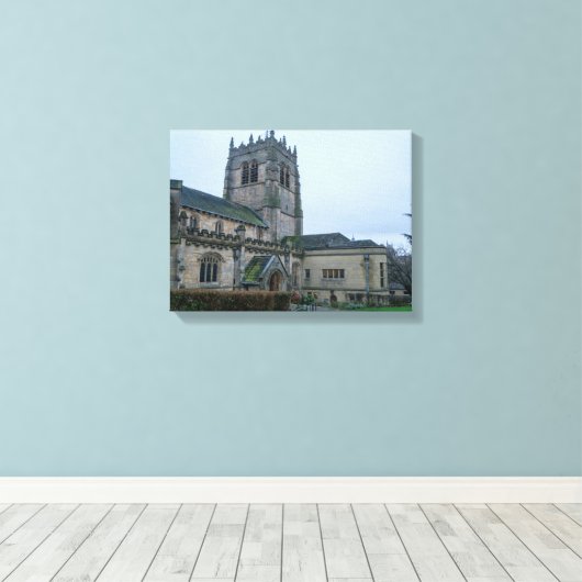 Bradford Cathedral Canvas Afdruk (Insitu (Houten vloer))