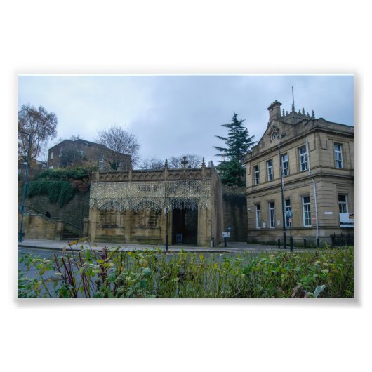 Bradford Cathedral Entrance Foto Afdruk (Voorkant)
