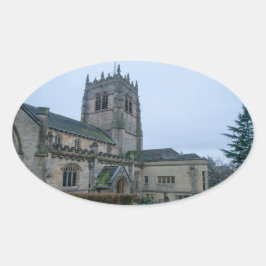 Bradford Cathedral Ovale Sticker