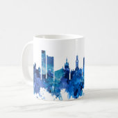 Bradford England Skyline Blue Koffiemok (Voorkant links)