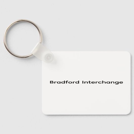 Bradford Interchange Sleutelhanger (Achterkant)