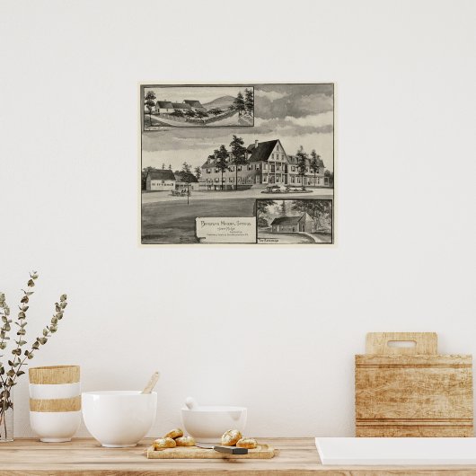 Bradford Mineral Springs Poster (Keuken)