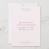 Bradford Moderne Foto en Typografie Bruiloft Kaart (Voorkant)