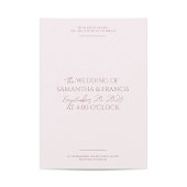 Bradford Moderne Foto en Typografie Bruiloft Kaart