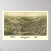 Bradford, PA Panorama - 1895 Poster (Voorkant)