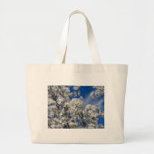 Bradford Pear Blooms Grote Tote Bag (Voorkant)