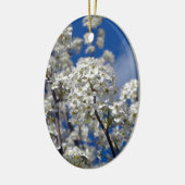 Bradford Pear Blooms Keramisch Ornament (Links)